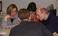 Arbeitsgruppe von Lehrkräften